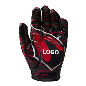 Guantes de fútbol americano para exteriores, guantes deportivos con diseño antideslizante, estilo popular, guantes de fútbol americano antideslizantes para deportes. - Product Image 2