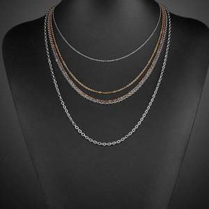 Pure Platinum 950 Link <b>Rope</b> <b>Chain</b> Necklace 3mm 5g 18" 20" Trendy Unisex Fine Jewelry Wholesale OEM - Product Image 2