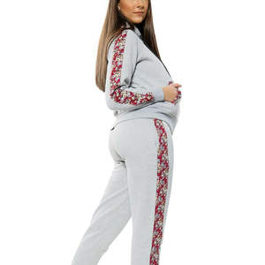 Nuevo Diseño, Ropa Deportiva de Invierno Personalizada para Mujer, Conjunto de Chándal Negro para Correr, Entrenar y Trotar, OEM, Alta Calidad, 100% Algodón - Product Image 5