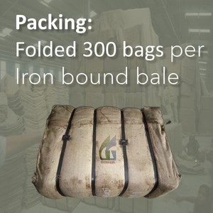 46 x 28 Inch 900g Food Grade Jute <b>Bag</b> 100 kg Sac Jute for Grain Sacks Textile Packaging Wholesale Goodman Global Bangladesh - Product Image 3