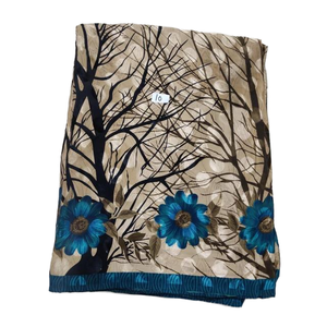 Tela Crepe Saree Nueva calidad de reciclaje Material ligero y de cortinas para ropa de dormir con estampado de puntos elegante disponible para niñas - Product Image 1