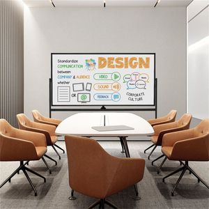 Lavagna Magnetica Girevole a 360 Gradi, Doppio Lato, 182,88 x 91,44 cm, Lavagna Mobile Cancellabile a Secco con Ruote, Superficie di Scrittura Bianca - Product Image 2