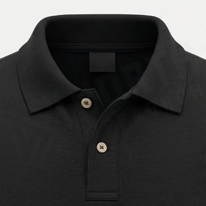 Vente en gros de polos pour hommes sur mesure avec logo imprimé, nouveau design, couleur unie, tissu tricoté, fabriqué au Pakistan - Product Image 4