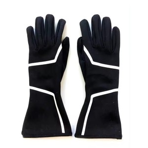 Guantes de Karting de Invierno, Completos, Antideslizantes, con Cierre de Gancho y Bucle, Impermeables, Ligeros, para Hombre, Uso en Exteriores, Poliéster y Algodón - Product Image 3