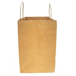 Bolsas de papel A4 biodegradables para manualidades logotipo impreso personalizado con cordón de papel - Product Image 5