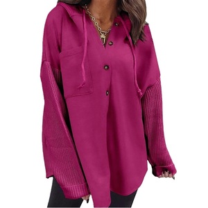 Sudadera con capucha para mujer, personalizada, 100% algodón piqué, 220 GSM, manga corta, color liso, con bordado en el pecho, proveedor informal de Bangladesh - Product Image 4