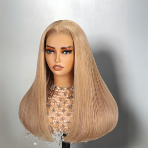 Meilleures perruques frontales complètes sans colle 2026, extensions de cheveux vierges vietnamiens ultra-lisses, indispensables, cheveux humains bruts courts, fournisseur - Product Image 1