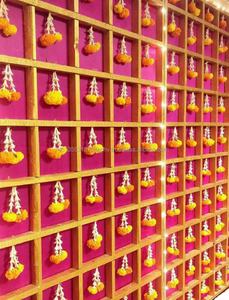 Ramilletes Colgantes de Flores de Caléndula Artificiales Hechas a Mano, Ecológicas, Pequeñas, Decoración de Bodas, Fondo Colgante, Color Personalizado - Product Image 3