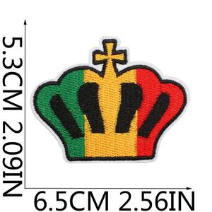 Écussons brodés personnalisés écologiques, badges tissés, à thermocoller ou à coudre, accessoires vestimentaires pour uniformes et mode, vente en gros directe usine - Product Image 2