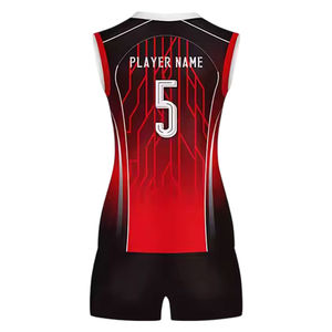 Uniformes de Voleibol sin Mangas Personalizables OEM para Hombre y Mujer, Conjuntos Deportivos al por Mayor con Diseño Impreso por Sublimación - Product Image 5