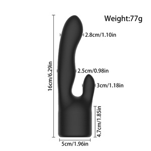 อุปกรณ์เสริม <span class=keywords><strong>AV</strong></span> Wand สายรัดศีรษะซิลิโคนกันน้ำ IPX7 เป็นมิตรกับสิ่งแวดล้อม ใช้งานได้หลากหลาย ของเล่นสำหรับผู้ใหญ่ทั้งชายและหญิง - Product Image 6