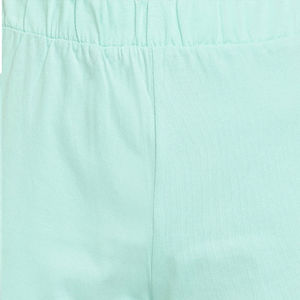 Ensemble deux pièces pour femmes - T-shirts en coton couleur unie personnalisés et shorts d'été - Service OEM en gros pour jeunes et adultes - Bas de sport - Product Image 6