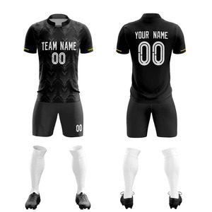 ชุดยูนิฟอร์มฟุตบอลแบบซับลิเมชั่นสั่งทำพิเศษ เสื้อฟุตบอล กางเกงขาสั้น ถุงเท้า ชุดทีม OEM ขายส่ง - Product Image 2