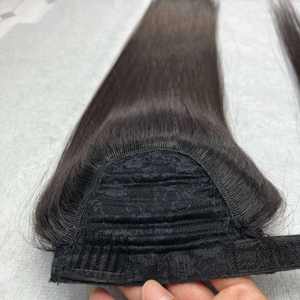 <b>Pony</b> Tail (26 28 30 Inch) 100% Unprocessed Virgin Straight Human <b>Hair</b> Bundles Long <b>Hair</b> <b>Extensions</b> - Product Image 6
