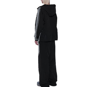 Nouvel ensemble de jogging décontracté pour hommes, personnalisé avec logo OEM, deux pièces, coupe-vent en nylon et polyester, survêtement en nylon pour hommes - Product Image 6