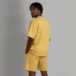 Men's Summer Two Piece <b>Sets</b> Breathable Casual Quick Drying Sportswear Short-Sleeved T-shirt Sport Shorts Digital Printing Satin - Product Image 2
