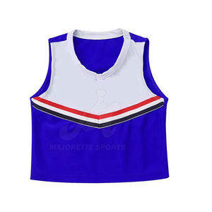 Vente directe d'usine, robe de cheerleading sans manches, nouveau style, vêtements de sport, robes de cheerleading - Product Image 5