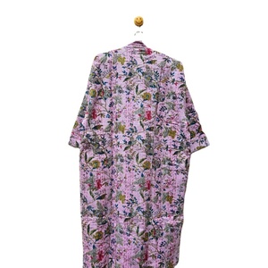 Kimono de Mujer Estilo Bohemio Único con Estampado a Mano, Elegante, Vintage, de Algodón Transpirable y de Secado Rápido - Product Image 6
