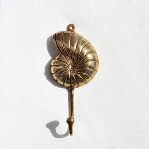 Brass Shell <b>Hook</b> Luxury <b>Wall</b> <b>Hooks</b> Multifunctional Style Hot Sell Low Moq - Product Image 5