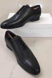 Mocasines de Cuero Genuino Negro para Hombre, Zapatos Casuales de Oficina con Punta Redonda, Color Sólido, para Todas las Temporadas - Product Image 3