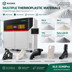 เครื่องพิมพ์ 3 มิติ SLS สำหรับงานอุตสาหกรรม ขนาดการพิมพ์ 350×350×430 มม. สำหรับการผลิตชิ้นส่วนไนลอนที่ใช้งานได้จริง - Product Image 3