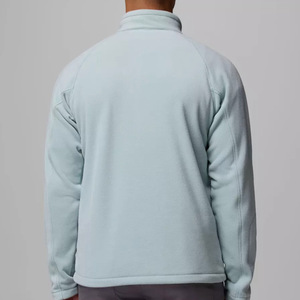 Suéter de lana negro personalizado para hombre con doble cremallera, suéter tejido, chaqueta tejida, sudadera informal y suave para hombre - Product Image 3