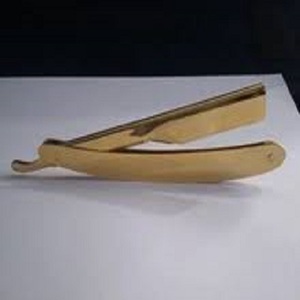 Professional Barber Straight Edge Shaving <b>Razor</b> Matte Black German Stainless Steel Hair Shaving <b>Razors</b> - Product Image 1