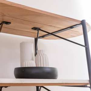 Estante Vandana Grand Falcon de madera de acacia y mármol - Product Image 6