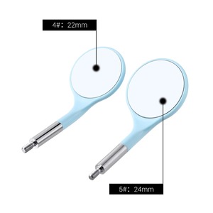 Espejos de Examen Dentales Antivaho con Mango Metálico Ergonómico, Superficie Autoclavable, Reemplazo de 12 Piezas, Reflectores Ultra Claros - Product Image 4