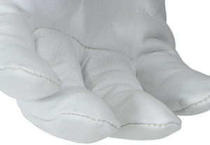 ถุงมือเชื่อมหนังแกะสำหรับผู้ชาย จำหน่ายจำนวนมาก ถุงมือป้องกันอุตสาหกรรมสำหรับงานหนัก ถุงมือเชื่อม TIG เนื้อผิวเรียบ - Product Image 6