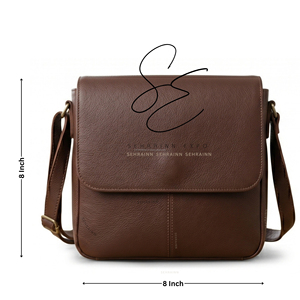 <b>Vintage</b> Real Leather Messenger Bag Western Classic Crossbody Shoulder Bag 2026 Satchel Bag with Adjustable Strap Unisex <b>Purse</b> - Product Image 2