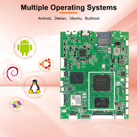 Placa Base Industrial Inteligente de Tamaño Pequeño para el Hogar, RK3576 de 8 Núcleos con Android 14, PoE, RJ45, WiFi Dual, con Certificación CE