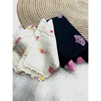 Saree Viola Sai Creation con Ricami Multifilo, Taglia M, per Abbigliamento Indiano e Pakistano da Cerimonia