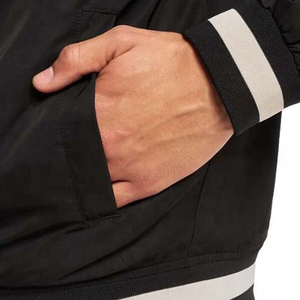 New Arrival Men's College Baseball Autumn Varsity Jacket High Quality 100% Cotton Fleece Custom Letterman Coated Stand Front - Product Image 6