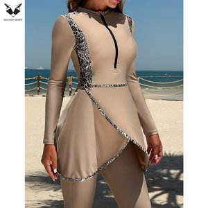 Trajes de Baño Elegantes para Mujer, Colores Personalizados Disponibles, Protección UV, Diseño Propio Disponible, Trajes de Baño Modestos para Estilos de Vida Activos - Product Image 5