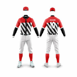 High Quality 100% Custom Logo Printed Baseball Jersey <b>Men's</b> Size for Cubs Custom Uniforms OEM Sets Style - Product Image 5
