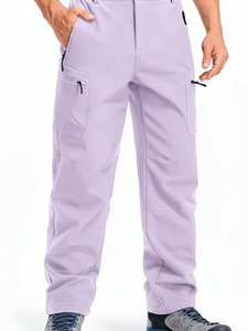 Pantalones de esquí impermeables para hombre con bolsillos con cremallera, material Gore-Tex, ropa para exteriores, pantalones de esquí personalizados, pantalones de nieve de talla grande - Product Image 5