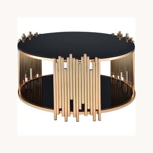 Customized Metal <b>Black</b> Color Coffee <b>Table</b> Stylish New Arrival Premium Modern Decorative Coffee <b>Table</b> Luxury Home Furniture - Product Image 4