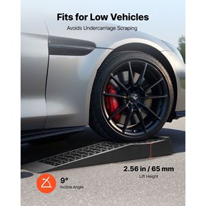 4 Rampe di Servizio per Auto Portatili a Basso Profilo, Capacità 20000 Lbs, Altezza di Sollevamento 2,56 m, per Manutenzione Auto in Garage Domestico - Product Image 2