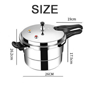 Cuisinière à pression élégante avec une construction de qualité supérieure, technologie de chauffage rapide, caractéristiques de sécurité sécurisées, poignées confortables. - Product Image 6
