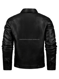 Chaqueta de cuero hecha a medida para hombre al mejor precio, novedad en ropa para hombre, chaqueta de cuero para hombre a la mejor venta - Product Image 3
