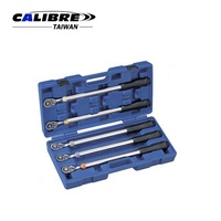 Jeu de clés dynamométriques à cliquet préréglées TAIWAN CALIBRE 5 pièces 1/2" avec codage couleur