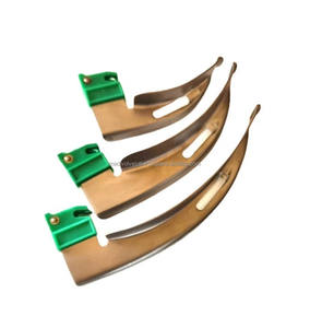 Set de Laringoscopio de Fibra Óptica Macintosh ENT con 4 Hojas Curvas Desechables de Acero Inoxidable, Eléctrico, con Certificación CE e ISO - Product Image 3