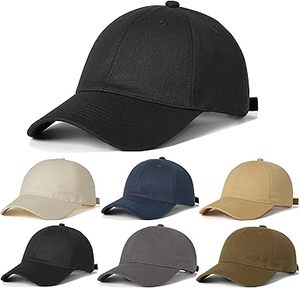 Gorra de Béisbol Unisex de 6 Paneles, Color Sólido, Ajustable, de Algodón, para Uso Casual, para Adultos, para las Cuatro Estaciones - Product Image 1