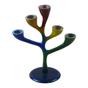 Juego de Portavelas Metálicos Hechos a Mano con Diseño Temático LGBTQ, Candelabros de Mesa, Decoración Festiva para el Hogar - Product Image 3