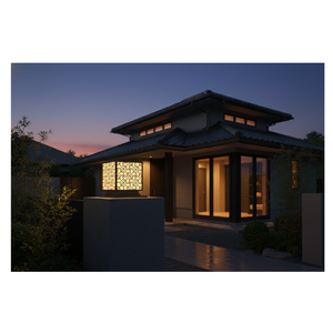 CM Decor Outdoor/Wall/Villa/Garde 1-Year Gate pillar light Viet Nam steel/inox 3500K (Warm White) AC 220V( ± 10%) 300 lm LED - Product Image 1