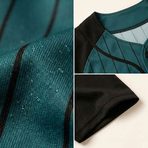 Maillots de baseball personnalisés en gros pour équipes, impression nom et numéro, uniformes de softball en polyester à boutons – Fournisseur - Product Image 3