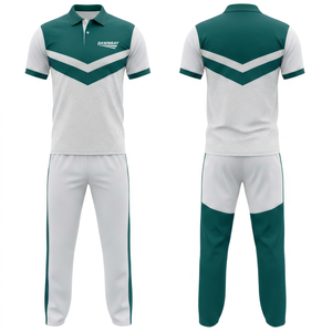 OEM <b>Cricket</b> Uniform Supplier Unlimited Sublimation Design Options | Men Women Youth <b>Cricket</b> Wears Polo Shirt and Trouser - Product Image 2