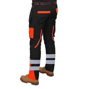 Men's Durable <b>Work</b> <b>Trousers</b> With Reflective Safety Features <b>Waterproof</b> <b>Work</b> Wear Pants With Customizable Logo - Product Image 3