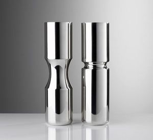 Jarrón de Acero Inoxidable para Mesa, Diseño Minimalista, Resistente al Óxido, Jarrón de Metal para Flores, para Decoración - Product Image 1